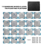 Set di piattaforme di ricostruzione Baga a tre livelli di impianto Mizing Z23, For Galaxy S25 5G, For Samsung Universal Base, For Galaxy S25+ 5G, For Galaxy S25 Ultra 5G, For Galaxy S24 Ultra 5G, For Galaxy S24+ 5G, For Galaxy S24 5G                   ...