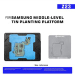Set di piattaforme di ricostruzione Baga a tre livelli di impianto Mizing Z23, For Galaxy S25 5G, For Samsung Universal Base, For Galaxy S25+ 5G, For Galaxy S25 Ultra 5G, For Galaxy S24 Ultra 5G, For Galaxy S24+ 5G, For Galaxy S24 5G                   ...