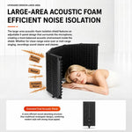 Schermo isolante per microfono M3 con custodia metallica pieghevole a tre pannelli., M3 Metal Casing Isolation Shield