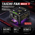 Lampada UV polimerizzatrice 2 in 1 Mega-Idea Taichi UV Fan MAX Dual-LED con ventola di raffreddamento rapido., Mega-Idea Taichi UV Fan MAX