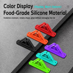 Supporto per canne da pesca in silicone da parete, senza bisogno di forare.