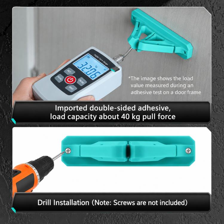 Supporto per canne da pesca in silicone da parete, senza bisogno di forare.