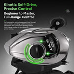 Mulinello da pesca a casting con freno magnetico elettronico a corrente continua elettrolitico, Left Hand, Right Hand