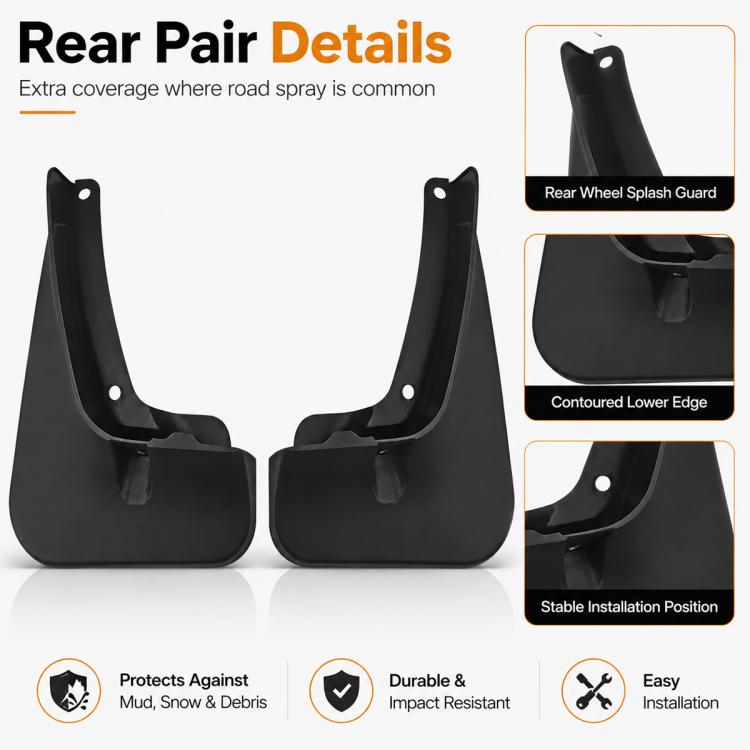Set di 4 parafanghi per auto, For Changan UNI-K 2021-2024