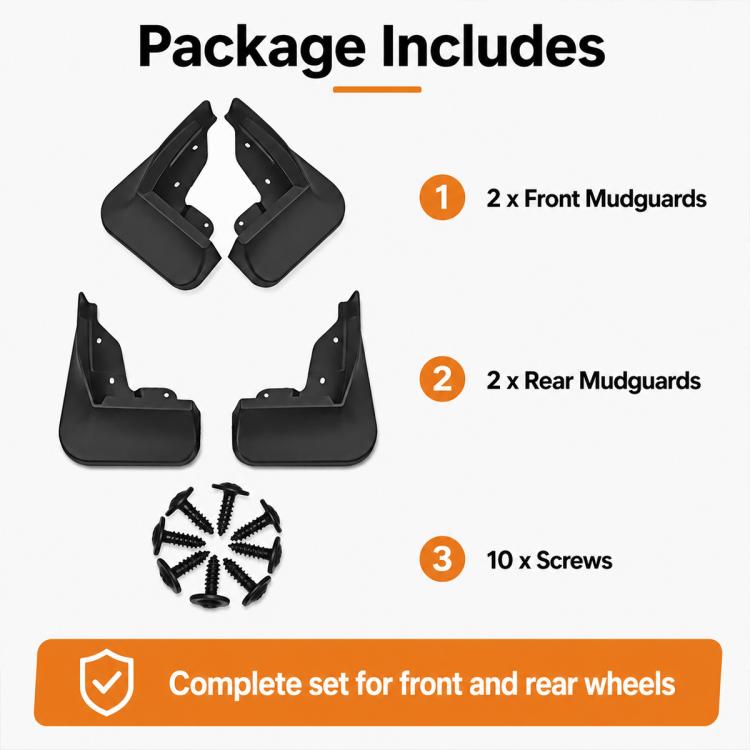 Set di 4 parafanghi per auto, For Changan UNI-K 2021-2024