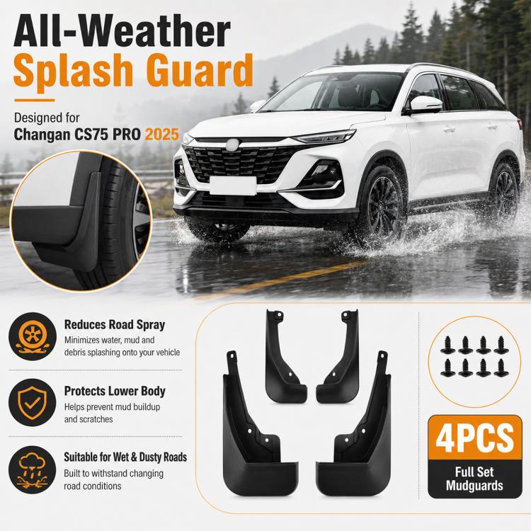 Set di 4 parafanghi per auto, For Changan CS75 Pro 2025