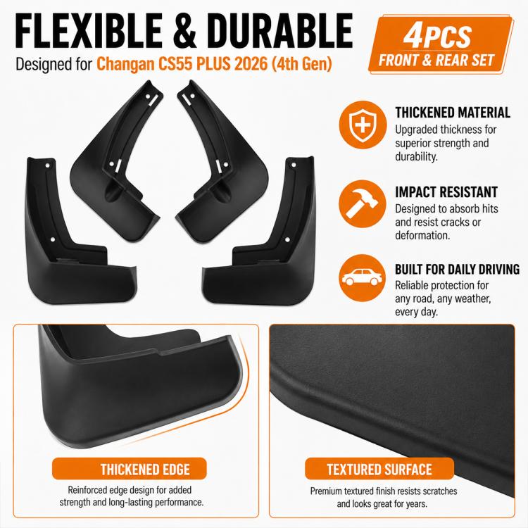 Set di 4 parafanghi per auto, For Changan CS55 PLUS 2026