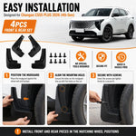 Set di 4 parafanghi per auto, For Changan CS55 PLUS 2026