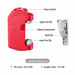 Lure Electric GT Knotter Strumento per annodare la lenza da pesca, macchina portatile per legare il terminale., Dry Battery, Rechargeable