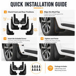 Set di 4 parafanghi per auto, For Changan UNI-Z 2025