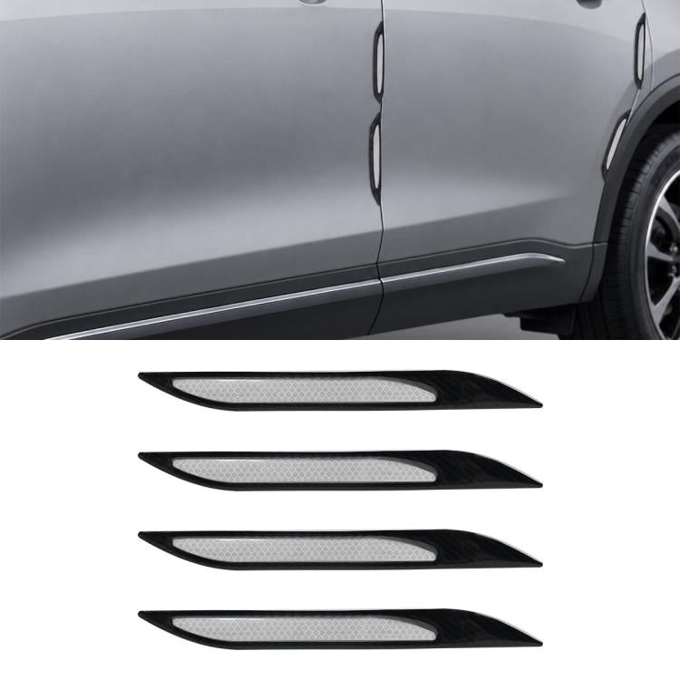 Adesivo per la decorazione dell'auto con presa d'aria sul cofano e sul parafango., 4 PCS / Set
