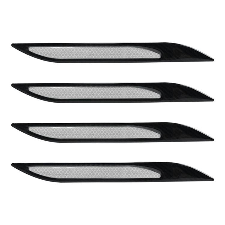 Adesivo per la decorazione dell'auto con presa d'aria sul cofano e sul parafango., 4 PCS / Set