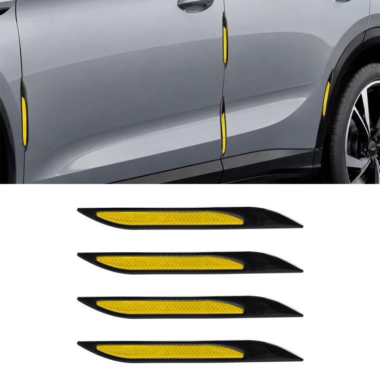 Adesivo per la decorazione dell'auto con presa d'aria sul cofano e sul parafango., 4 PCS / Set