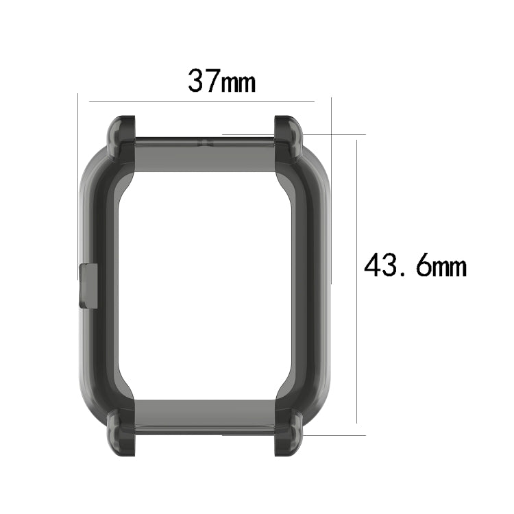 Per Amazfit Pop Custodia protettiva in TPU a mezza copertura