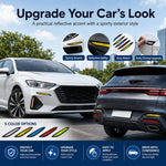 Adesivo per la decorazione dell'auto con presa d'aria sul cofano e sul parafango., 4 PCS / Set
