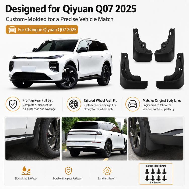 Set di 4 parafanghi per auto, For Changan NEVO Q07 2025