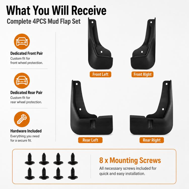 Set di 4 parafanghi per auto, For Changan NEVO A05 2025