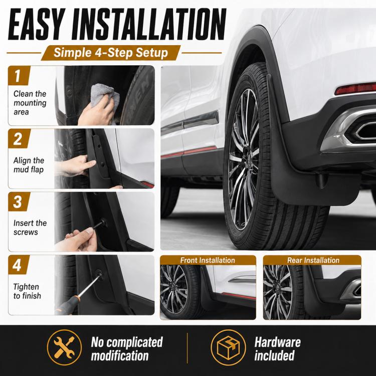 Set di 4 parafanghi per auto, For Chery Tiggo 8 Pro 2022-2025