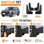 Set di 4 parafanghi per auto, For Chery Tiggo 7L PLUS 2025