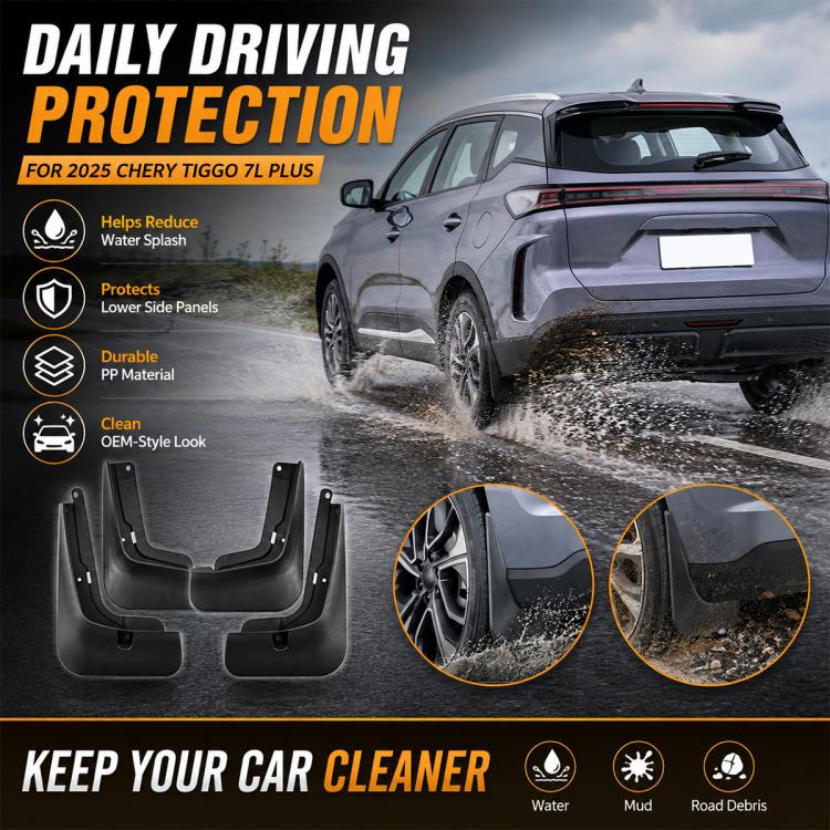Set di 4 parafanghi per auto, For Chery Tiggo 7L PLUS 2025