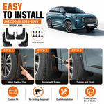 Set di 4 parafanghi per auto, For Chery Jaecoo J8 2023-2025