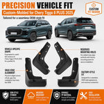 Set di 4 parafanghi per auto, For Chery Tiggo 8 PLUS 2025