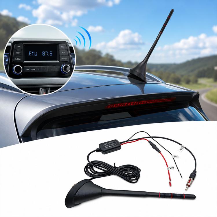 Amplificatore di segnale FM per antenna autoradio, compatibile con Volkswagen, Toyota e Honda., 88-108MHz 600 Modulator Version, 76-230MHz B Version, 88-230MHz C Version, 88-108MHz D Version, 76-230MHz E Version