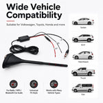 Amplificatore di segnale FM per antenna autoradio, compatibile con Volkswagen, Toyota e Honda., 88-108MHz 600 Modulator Version, 76-230MHz B Version, 88-230MHz C Version, 88-108MHz D Version, 76-230MHz E Version