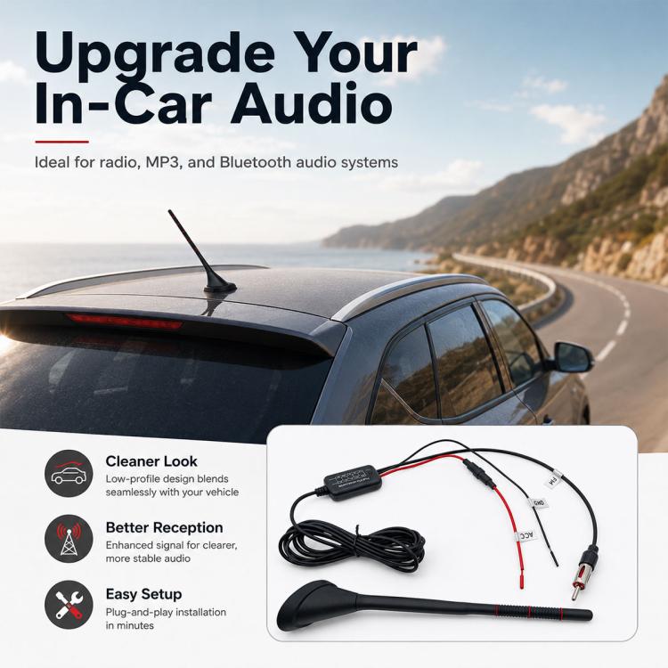 Amplificatore di segnale FM per antenna autoradio, compatibile con Volkswagen, Toyota e Honda., 88-108MHz 600 Modulator Version, 76-230MHz B Version, 88-230MHz C Version, 88-108MHz D Version, 76-230MHz E Version