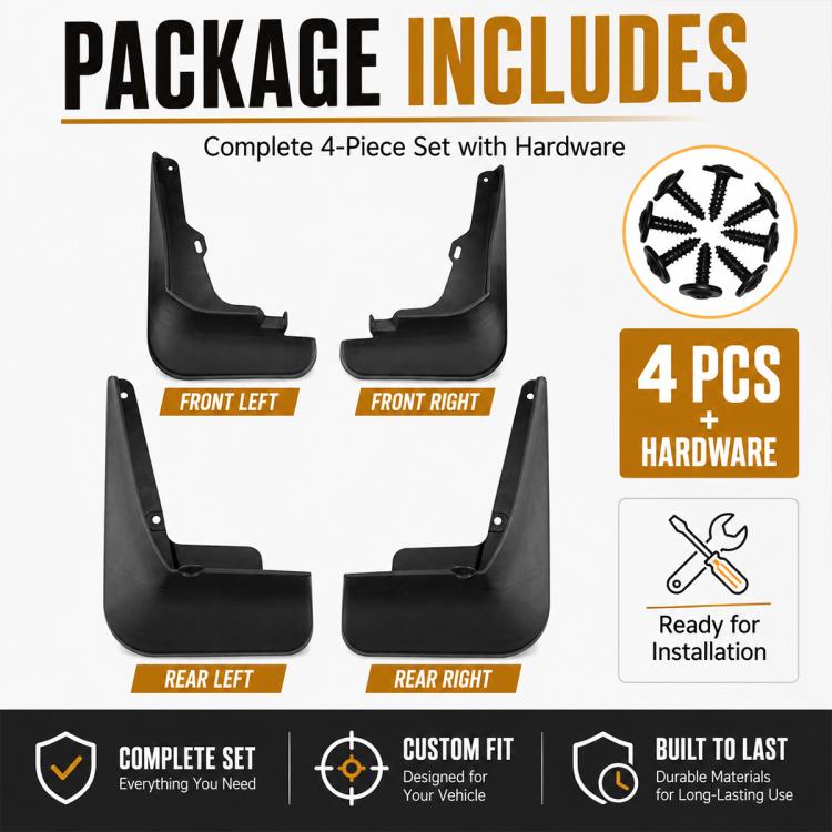 Set di 4 parafanghi per auto, For Chery Jetour X70 2020-2024