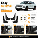 Set di 4 parafanghi per auto, For Chery Omoda 5 2022-2026