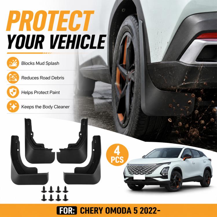 Set di 4 parafanghi per auto, For Chery Omoda 5 2022-2026