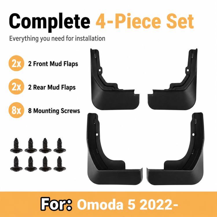 Set di 4 parafanghi per auto, For Chery Omoda 5 2022-2026