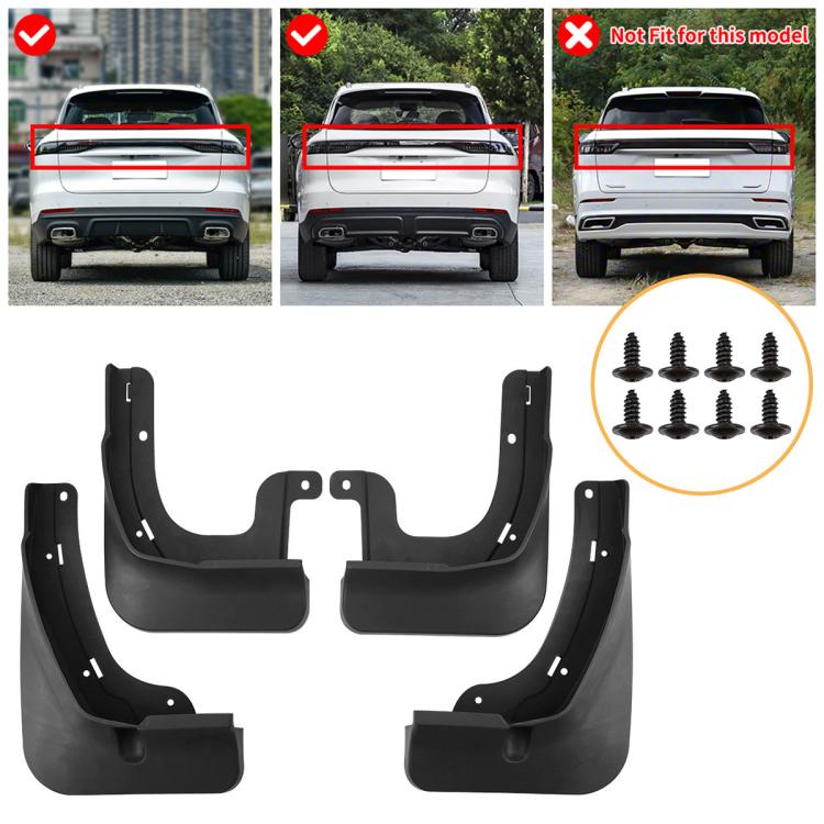 Set di 4 parafanghi per auto, For Chery Tiggo 9X 2026