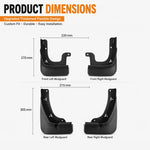 Set di 4 parafanghi per auto, For Chery Tiggo 9X 2026