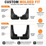 Set di 4 parafanghi per auto, For Chery Tiggo 4 Pro 2025
