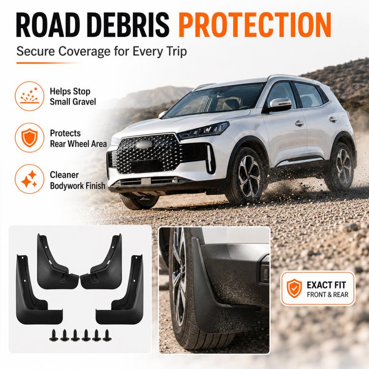 Set di 4 parafanghi per auto, For Chery Tiggo 4 Pro 2025