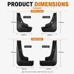 Set di 4 parafanghi per auto, For Chery Tiggo 4 Pro 2025