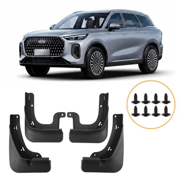 Set di 4 parafanghi per auto, For Chery Tiggo 8L / Fulwin T9 2024