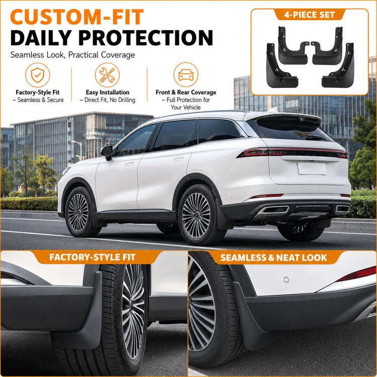 Set di 4 parafanghi per auto, For Chery Tiggo 8L / Fulwin T9 2024