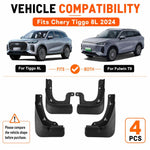 Set di 4 parafanghi per auto, For Chery Tiggo 8L / Fulwin T9 2024