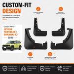 Set di 4 parafanghi per auto, For Chery Jetour Traveler Shanhai T2 2023