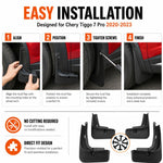 Set di 4 parafanghi per auto, For Chery Tiggo 7 Pro 2020-2023