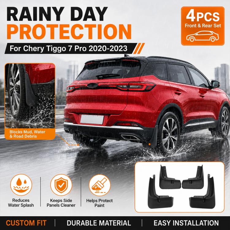 Set di 4 parafanghi per auto, For Chery Tiggo 7 Pro 2020-2023