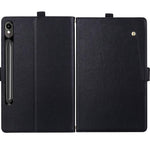 Custodia per tablet in ecopelle da tasca frontale, ideale per il lavoro., For Galaxy Tab S9 / S8 / S7, For Galaxy Tab S9+ / S8+ / S7+ / S7 FE