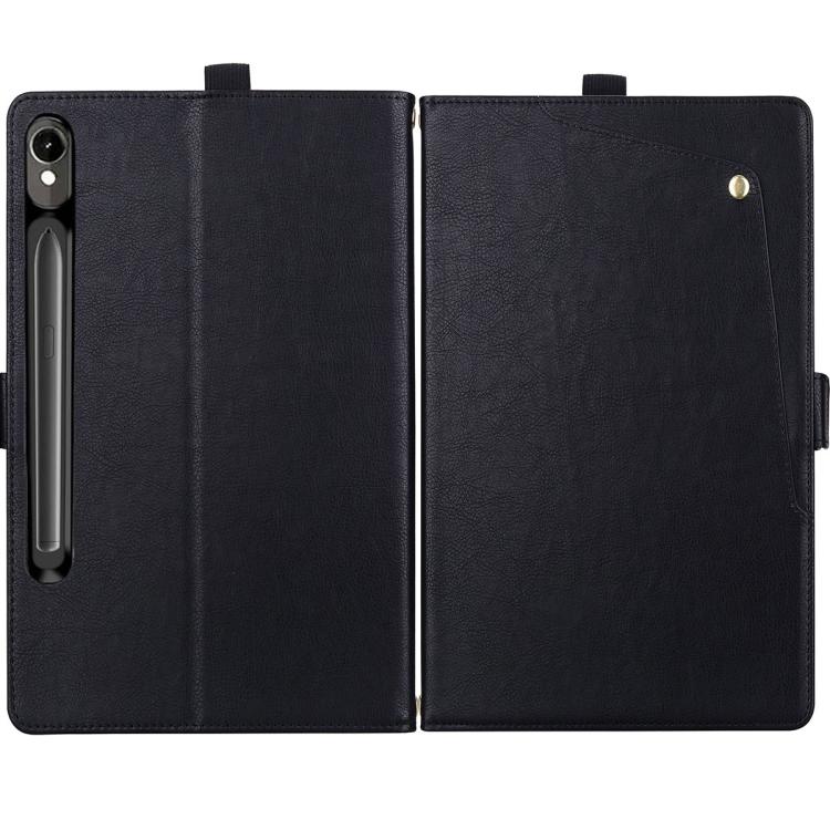 Custodia per tablet in ecopelle da tasca frontale, ideale per il lavoro., For Galaxy Tab S9 / S8 / S7, For Galaxy Tab S9+ / S8+ / S7+ / S7 FE
