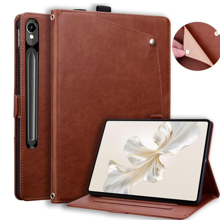 Custodia per tablet in ecopelle da tasca frontale, ideale per il lavoro., For Galaxy Tab S9 / S8 / S7, For Galaxy Tab S9+ / S8+ / S7+ / S7 FE