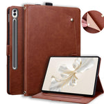 Custodia per tablet in ecopelle da tasca frontale, ideale per il lavoro., For Galaxy Tab S12 Utra /S11 Ultra /S10 Ultra, For Galaxy Tab A11+ / A9+, For Galaxy Tab A11 / A9, For Galaxy Tab S10 Lite / S10 FE / S9 FE, For Galaxy Tab S11                   ...