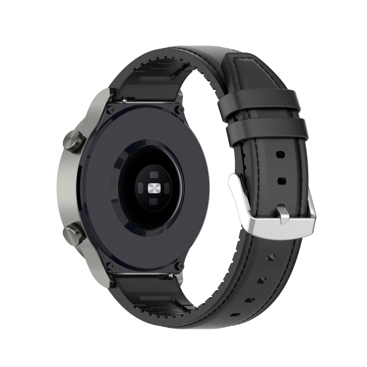 Cinturino di ricambio in pelle di silicone da 22 mm per Huawei Watch GT 2 Pro, For Huawei Watch GT 2 Pro