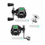 Mulinello da casting con display digitale, contatore di lenza, freno magnetico e allarme di clic della frizione., Single-Handle Left Hand, Single-Handle Right Hand, Dual-Handle Left Hand, Dual-Handle Right Hand